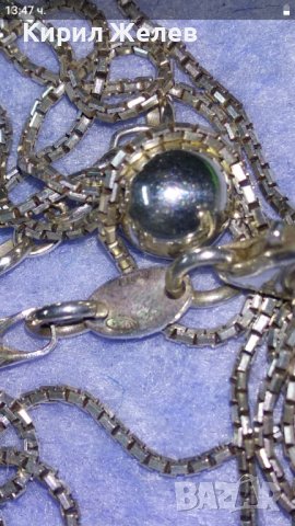 STEFANI ST. JACQUES Италианско МАРКОВО БУТИКОВО ФЕШЪН АРТ КОЛИЕ СРЕБРО 925 ЧАСТ от КОМПЛЕКТ 37458, снимка 8 - Колиета, медальони, синджири - 40576068