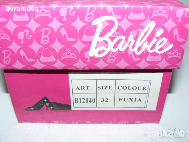 Barbie сандали, естествена кожа, текстил богато цвете – 32 номер, снимка 13 - Детски сандали и чехли - 28723193