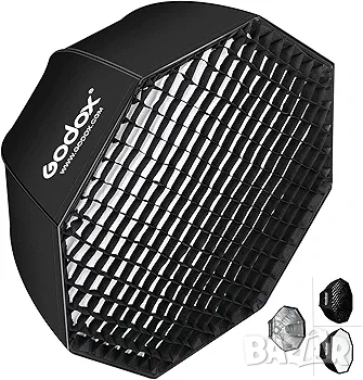 Октагон Софтбокс Godox SB-UE 80см с Bowens Монтаж и Пчелна Пита