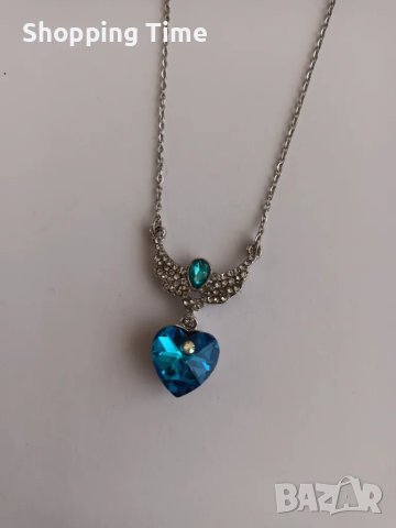 НОВО колие сърце с крила, Спиди/лично предаване