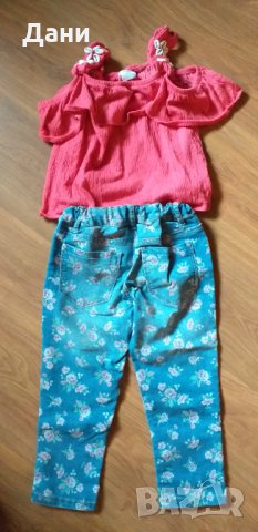 Сет на Зара и дънки Бенетон, снимка 4 - Детски комплекти - 33047231