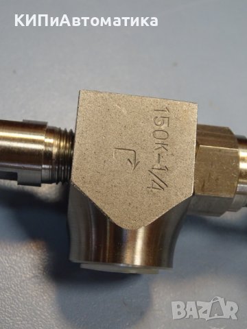 кран г-образен FUJIKIN 150K 316 diaphragm valve actuator 1/4, снимка 4 - Резервни части за машини - 37203792