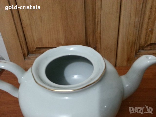 Стар български порцелан чайник латиера , снимка 4 - Антикварни и старинни предмети - 34949509