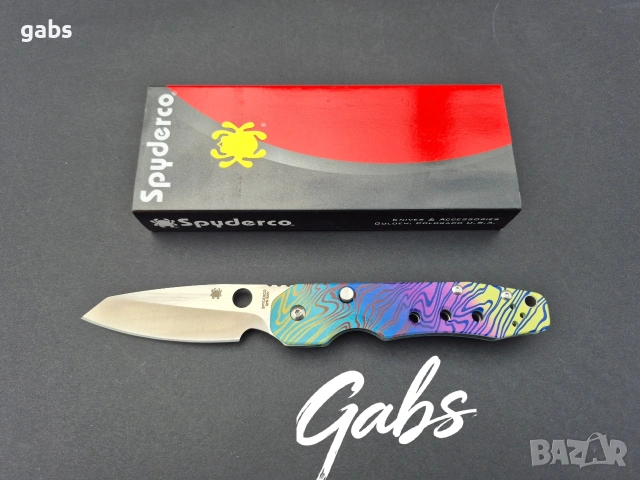 Сгъваем нож Spyderco C240 Smock, снимка 2 - Ножове - 53476640