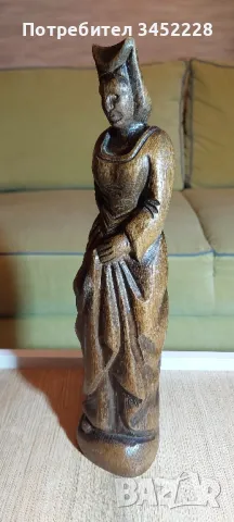 дърворезба за колекционери височина 33см , снимка 3 - Антикварни и старинни предмети - 49154821