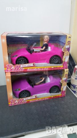 Кола на мечтите с кукла, Кукла с чупещи стави и кабриолет в два цвята - 6128, снимка 8 - Кукли - 38543399