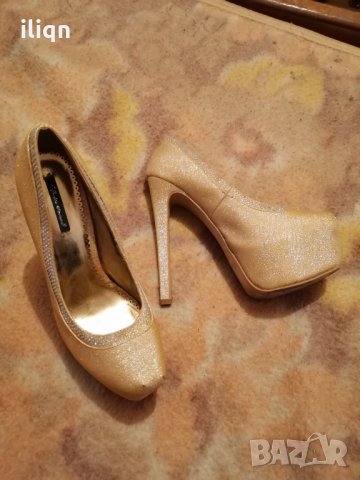 Официални дамски  обувки с 14 см. токче (обувани са един път) 39 номер , снимка 4 - Дамски обувки на ток - 35007671