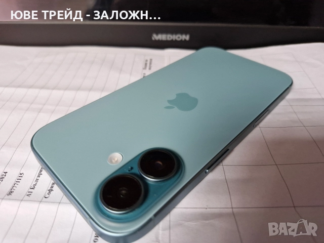 Apple iPhone 16 / 128 GB / Teal, снимка 3 - Apple iPhone - 52813038