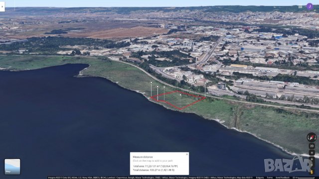 Продавам голям парцел първа линия на Варненско езеро проект пристанище Варна Западна промишлена зона, снимка 15 - Парцели - 26632037
