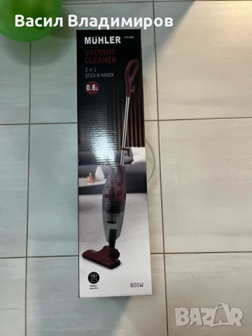 Прахосмукачка вертикална Muhler MVS-600 стик, 2в1