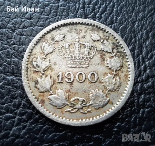 Стара монета 10 бани 1900 г. /1/  Румъния- рядка,125 годишна красавица !