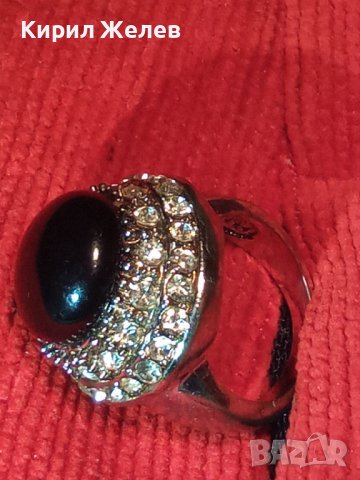 СКЪПОЦЕНЕН АРТ НУВО ПОСРЕБРЕН ЕФЕКТЕН ФЕШЪН ПРЪСТЕН 21132, снимка 3 - Пръстени - 36393624