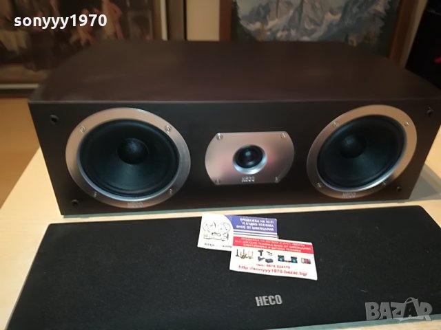 heco-BIG CENTER-48х27х16см-внос germany 2007212122, снимка 10 - Тонколони - 33579836