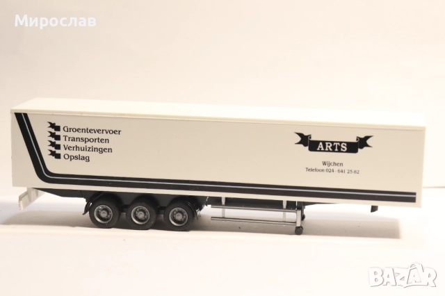 RIETZE H0 1/87 РЕМАРКЕ КАМИОН МОДЕЛ ТИР КОЛИЧКА, снимка 4 - Колекции - 52997056