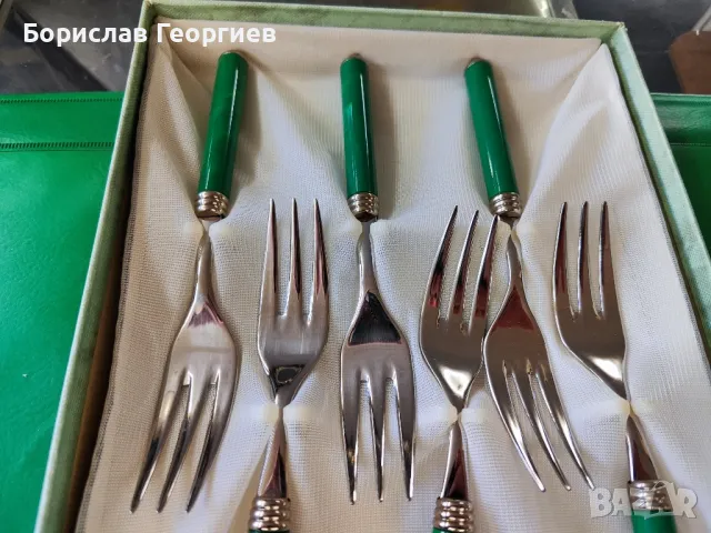 Нова Стара стока десертни вилици Italy 18/10, снимка 5 - Прибори за хранене, готвене и сервиране - 49556946