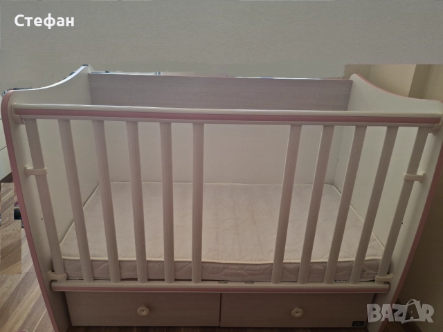 Продавам Бебешко легло с люлка Lorelli Matrix 60/120