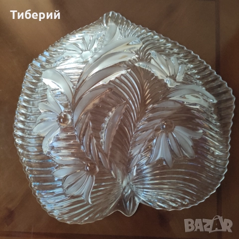 Кристална фруктиера, снимка 4 - Аксесоари за кухня - 52024783