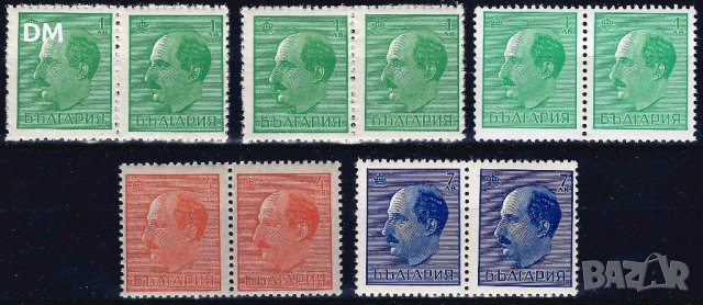 България 1940 - Борис двойки MNH, снимка 1