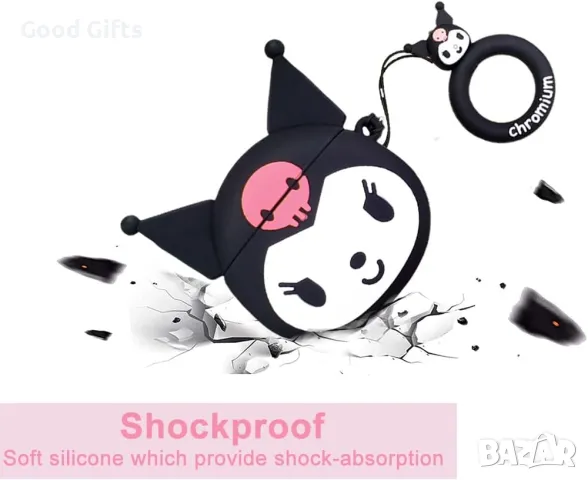 Безжични Bluetooth слушалки Куроми AirPods Pro Hello Kitty Kuromi, снимка 4 - Слушалки и портативни колонки - 49118376