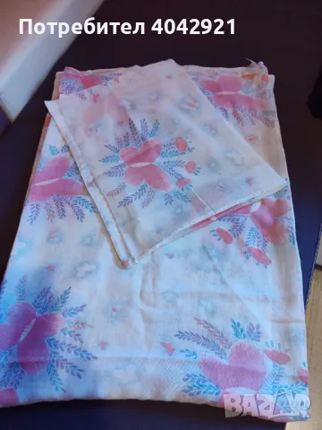 Олекотено с чаршаф и калъфки 