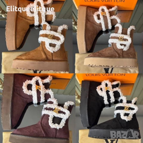 дамски пухени боти Louis Vuitton , снимка 3 - Дамски боти - 52415955