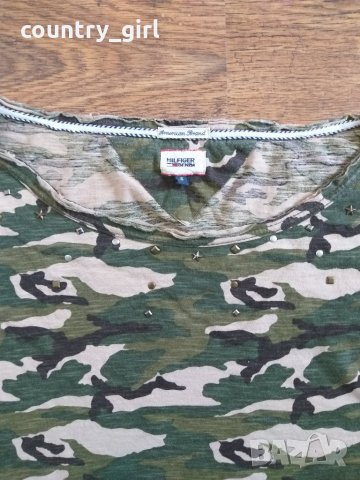 Tommy Hilfiger - страхотна дамска тениска, снимка 3 - Тениски - 28737925
