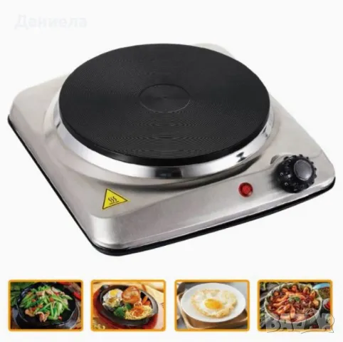 Електрически котлон Rosberg Premium, 1500W, Чугунен нагревателен елемент 185 мм, снимка 3 - Котлони - 49255896