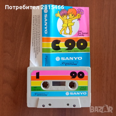 Аудио касета/ касетка SANYO, снимка 2 - Аудио касети - 51809850