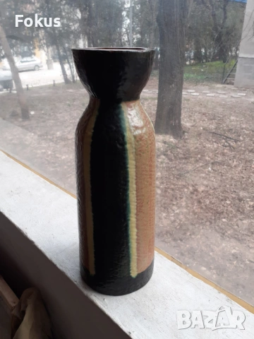 Страхотна голяма ваза немска керамика, снимка 3 - Антикварни и старинни предмети - 53389686