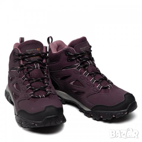 Дамски обувки Regatta Holcombe Burgundy Mid, снимка 2 - Дамски боти - 38835203