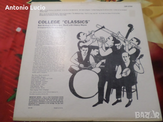 Bob Scobey's Frisco jazz Band with Clancy Hayes  / подарък, снимка 2 - Грамофонни плочи - 52909194