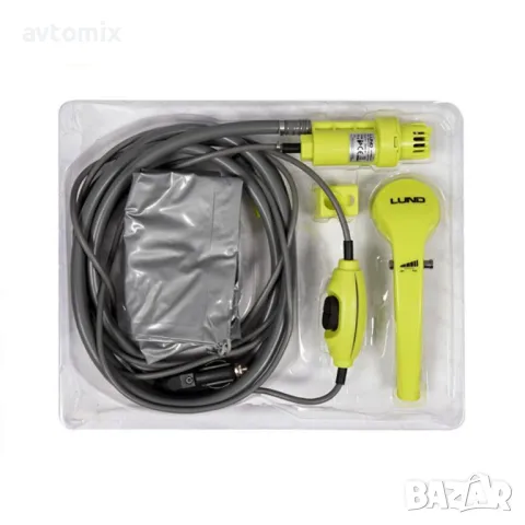 Преносим портативен къмпинг душ за автомобил 12V, с помпа, снимка 7 - Аксесоари и консумативи - 49913967