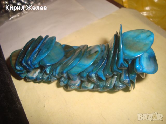 ПРЕКРАСНА СЕДЕФЕНА ЛЯТНА ФЕШЪН АРТ ХЕНД МЕЙД ГРИВНА 27998, снимка 3 - Гривни - 37026586