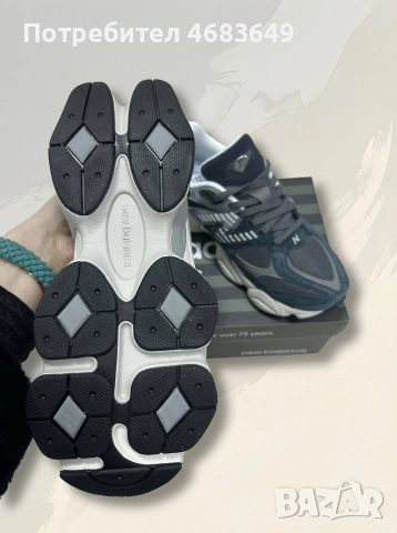 New Balance 9060 Dark Grey, снимка 4 - Спортни обувки - 52802392