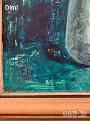 ЕЛИСАВЕТА ГЮРОВА - масло натюрморт, снимка 5 - Картини - 52838453