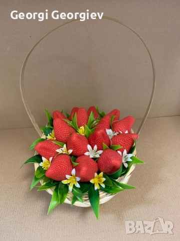 цветя изработени с глицеринов ароматен сапун и Българска роза 🌹 Стара Загора Център ., снимка 17 - Изкуствени цветя - 52838977