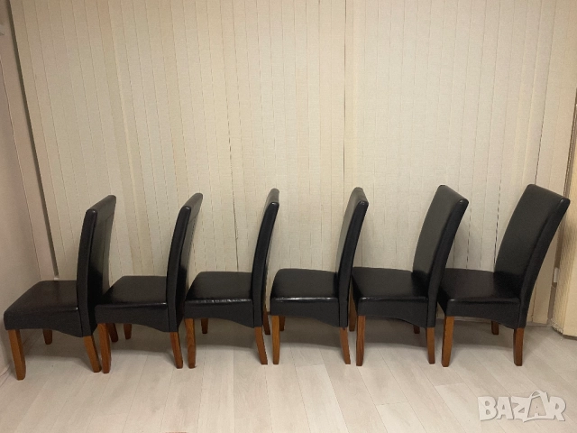 Хубав и удобен трапезен (кухненски) стол еко кожа, снимка 3 - Столове - 52090091