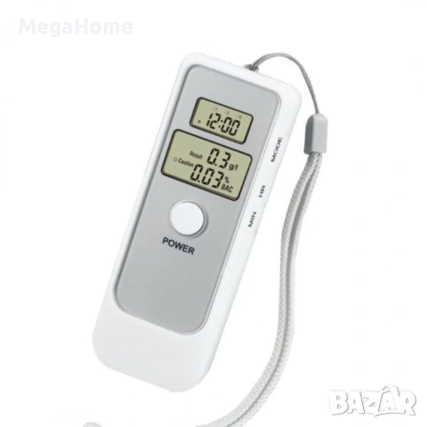 Тестер за алкохол Siegbert, LCD екран, Термометър и часовник, снимка 3 - Аксесоари и консумативи - 53291234