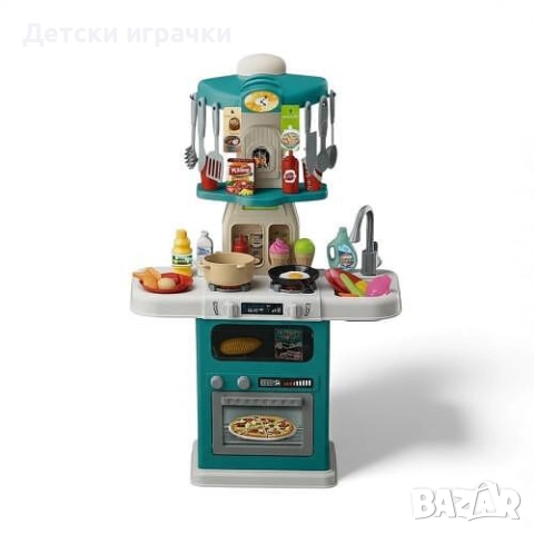 Детска кухня с 64 части 78см в., със светлини и звуци , снимка 6 - Образователни игри - 52873175