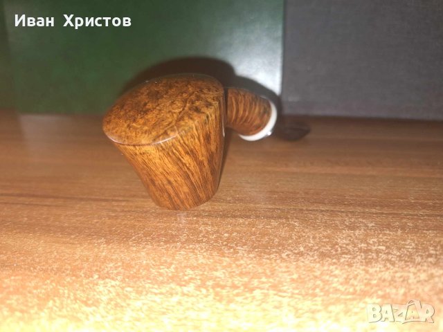 Лула-"Вулкано" от българския майстор Георги Бояджиев,красива,ръчно направена,висок клас,като НОВА!, снимка 10 - Лули - 44015595