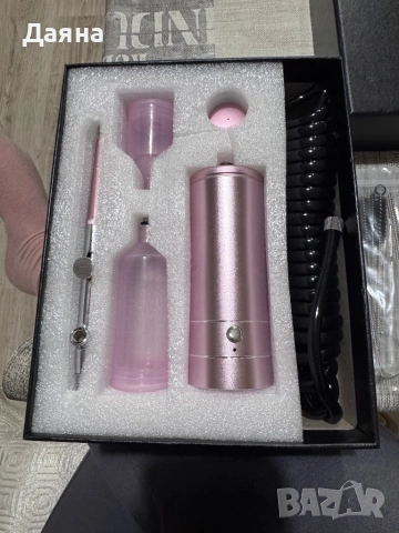 Airbrush комплект с 6 цвята – отлично състояние