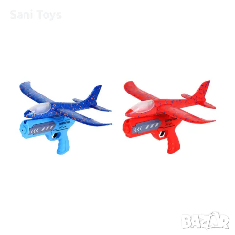 Самолет с пистолет катапулт, светещ