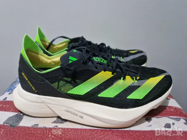 ADIDAS ADIZERO ADIOS PRO 3, 44 номер, обувани 1 път.