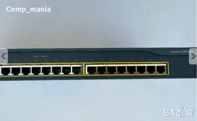 Суич Cisco Catalyst 2950 Series 24 портов 10/100, снимка 4 - Суичове - 51984274