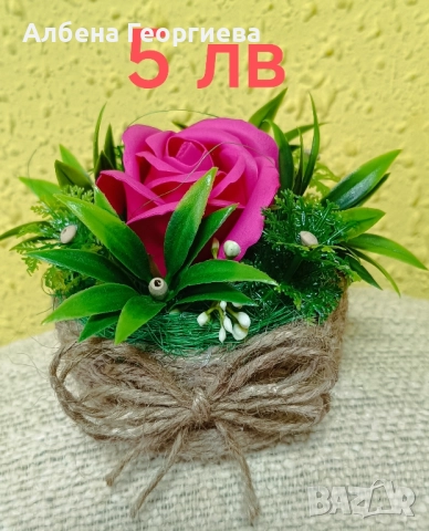 сапунени рози, снимка 2 - Декорация за дома - 52013181