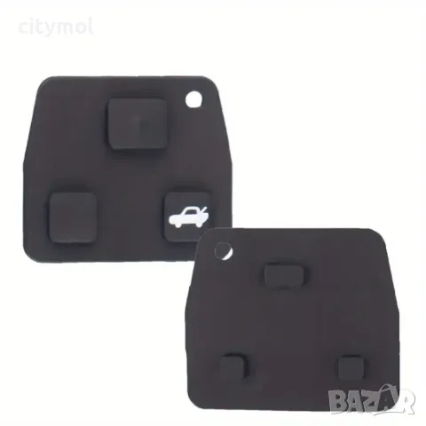 Резервни гумени бутони за ключ с 3 бутона за Toyota, снимка 4 - Аксесоари и консумативи - 49736847