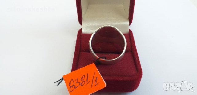 Сребърен пръстен със седеф-6.57гр/925, снимка 4 - Пръстени - 33004460