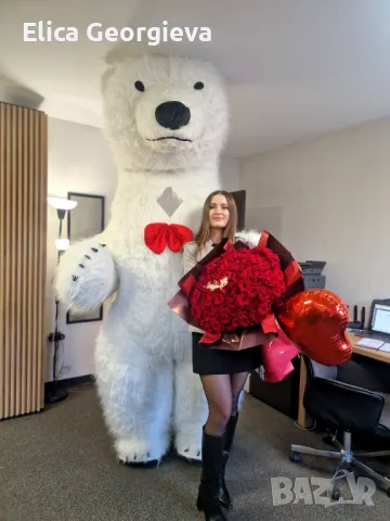 Гигантско Бяло изненада Мече, Мики ма( бяла мечка), Танцуваща Панда, огромен Заек и невероятния СтиЧ, снимка 8 - Детегледачки, детски центрове - 46273594