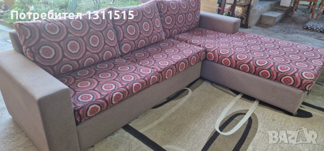 Ъглов диван 2.80м на 2.00м, снимка 2 - Дивани и мека мебел - 52264948
