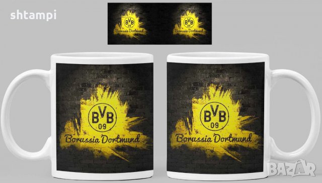 Чаша Борусия Дортмунд Borussia Dortmund Керамична, снимка 2 - Фен артикули - 34783709